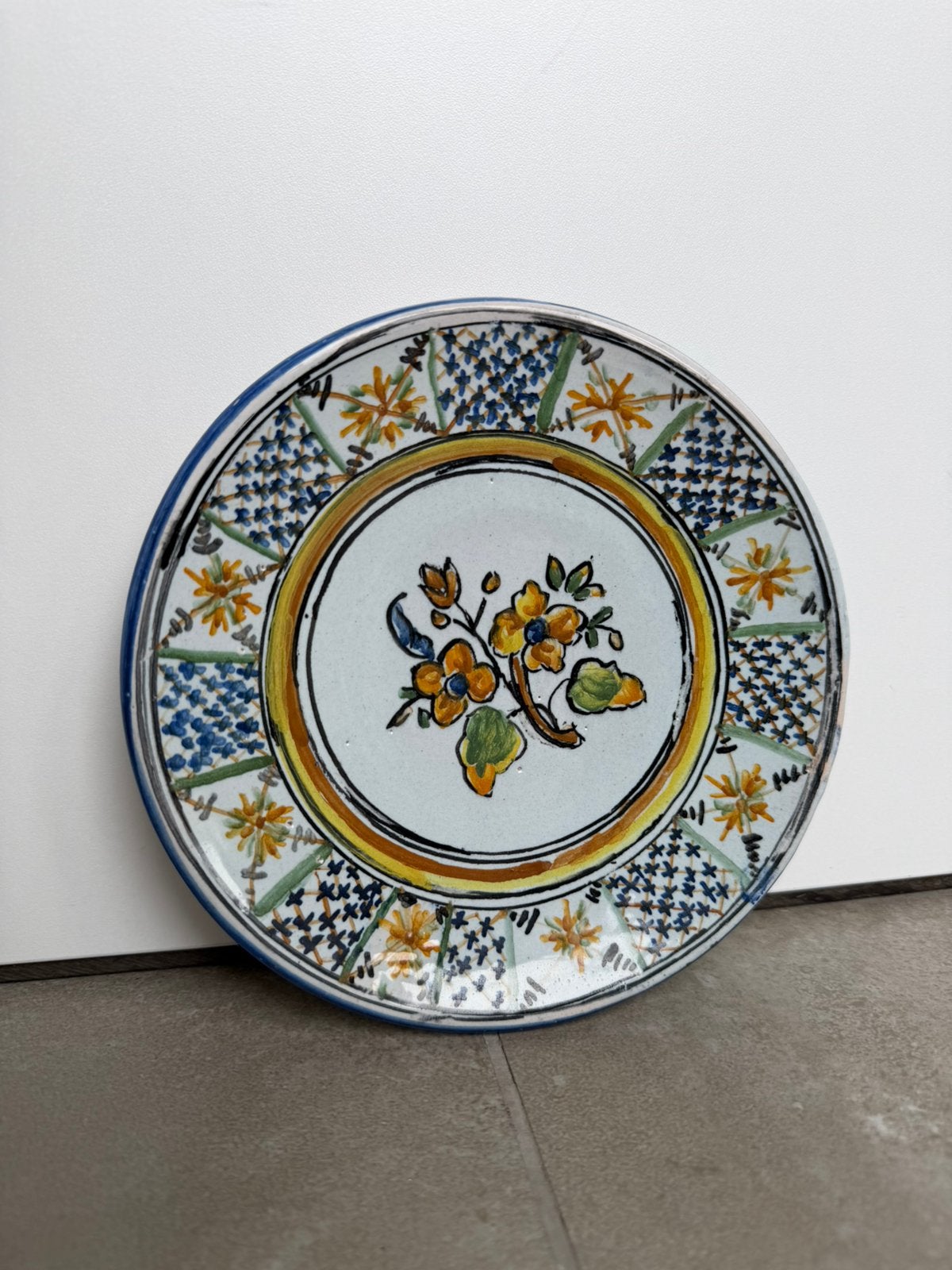 Vintage Talavera Duran decoratief bord, Antiek en Kunst, Ophalen of Verzenden