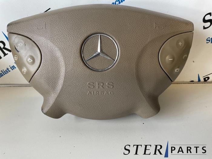 Airbag gauche (volant) d'un Mercedes E-Klasse, 3 mois de garantie, Utilisé, -, -