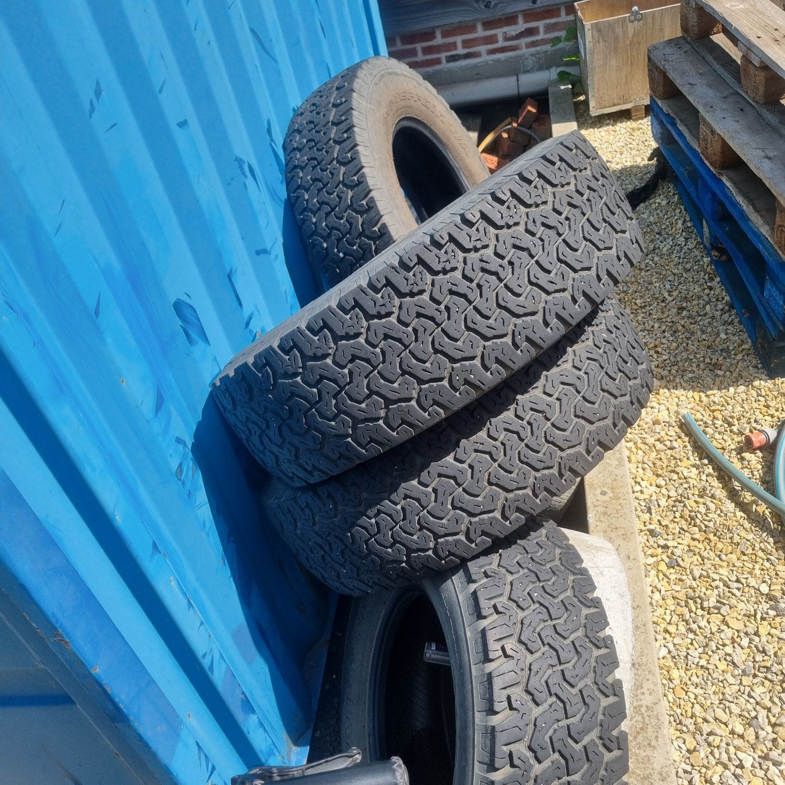 4x Bf Goodrich 265/75/16 AT Defender all terrain, Auto-onderdelen, Banden en Velgen, Ophalen, Band(en)