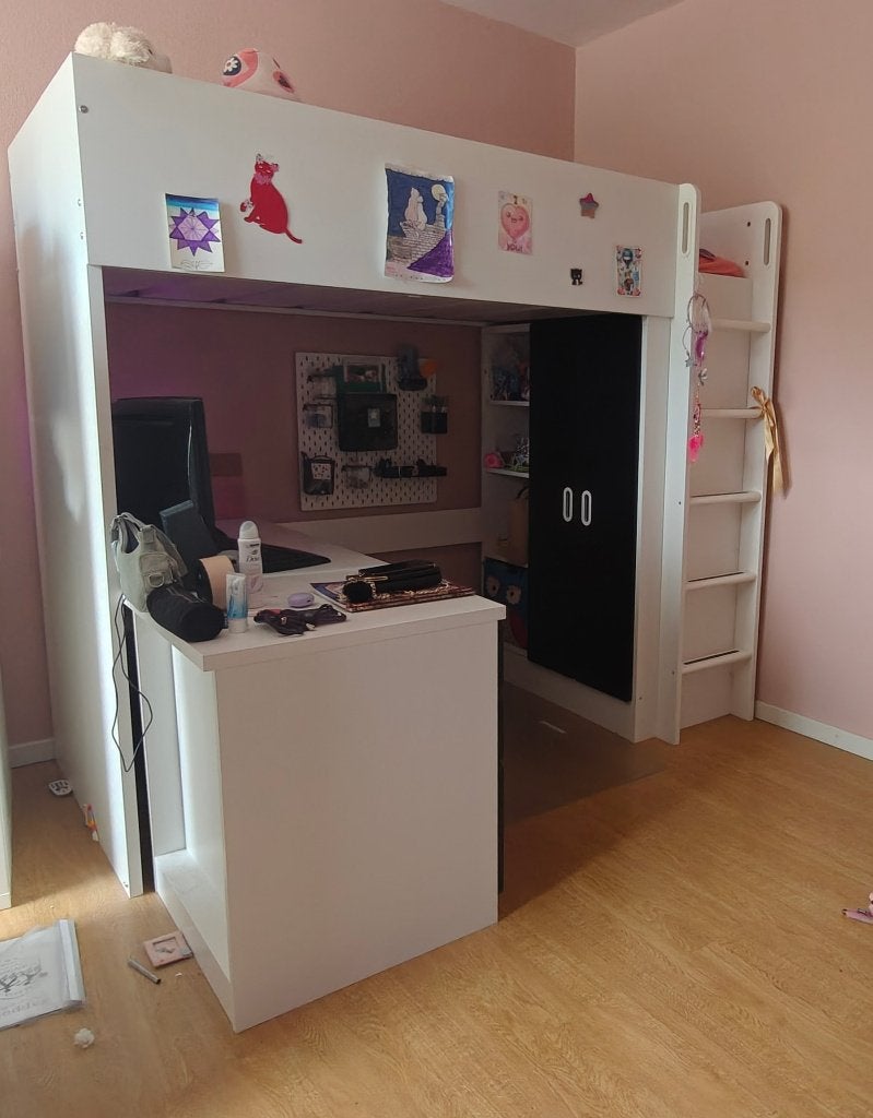 Hoogslaper - Ikea SMÅSTAD, Kinderen en Baby's, Kinderkamer | Stapelbedden en Hoogslapers, Ophalen, Gebruikt, Hoogslaper