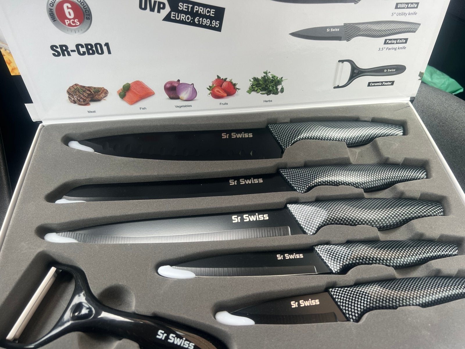Swiss messen set, Huis en Inrichting, Keuken | Bestek, Ophalen, Nieuw
