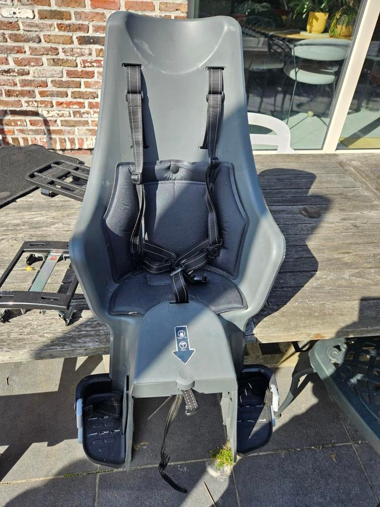 Bobike Exclusive Maxi Plus Urban Grey, Ophalen, Achterzitje, Voetsteuntjes, 9 t/m 18 kg