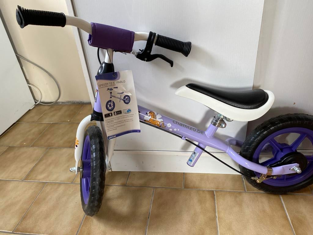 Meisjes loopfiets, Ophalen, Zo goed als nieuw, 14 inch of minder