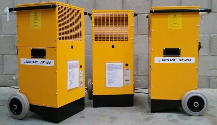 Bouwdrogers te huur GOEDKOOPSTE + gratis ventilator, Ophalen