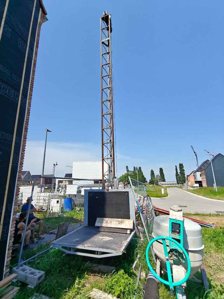 Bouwlift 380V, Enlèvement, Utilisé, Ascenseur de chantier