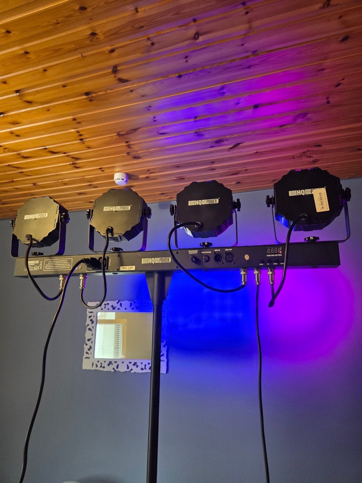 3 jeux de lumières plus machine à fumée, Musique & Instruments, Enlèvement, Lumières