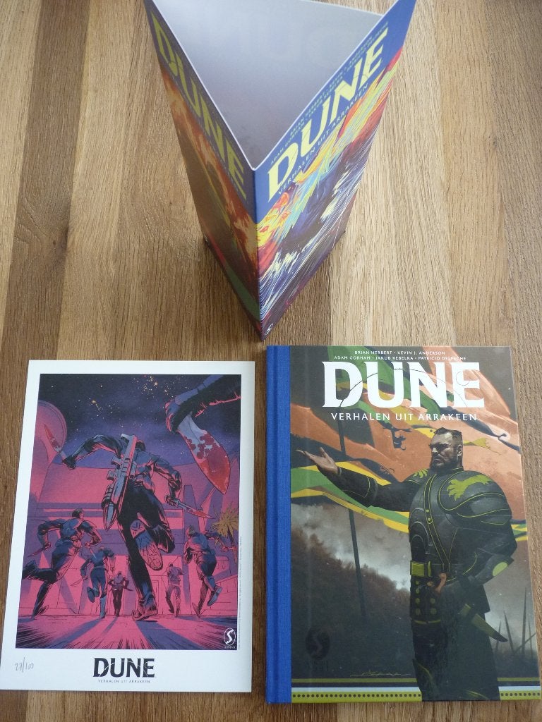 Dune - De graphic novel : Verhalen uit Arrakeen - Collectors, Boeken, Eén stripboek, Ophalen of Verzenden, Zo goed als nieuw