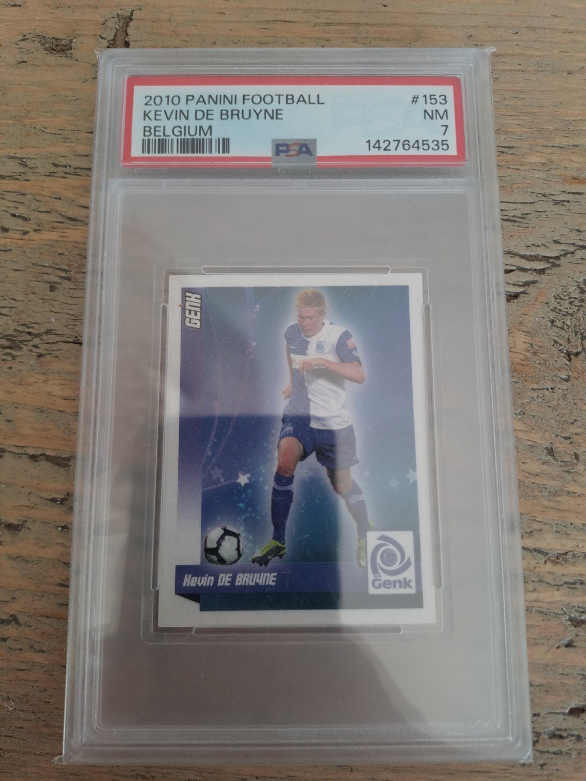 rookie Kevin de bruyne 2010 psa7 panini, Ophalen of Verzenden