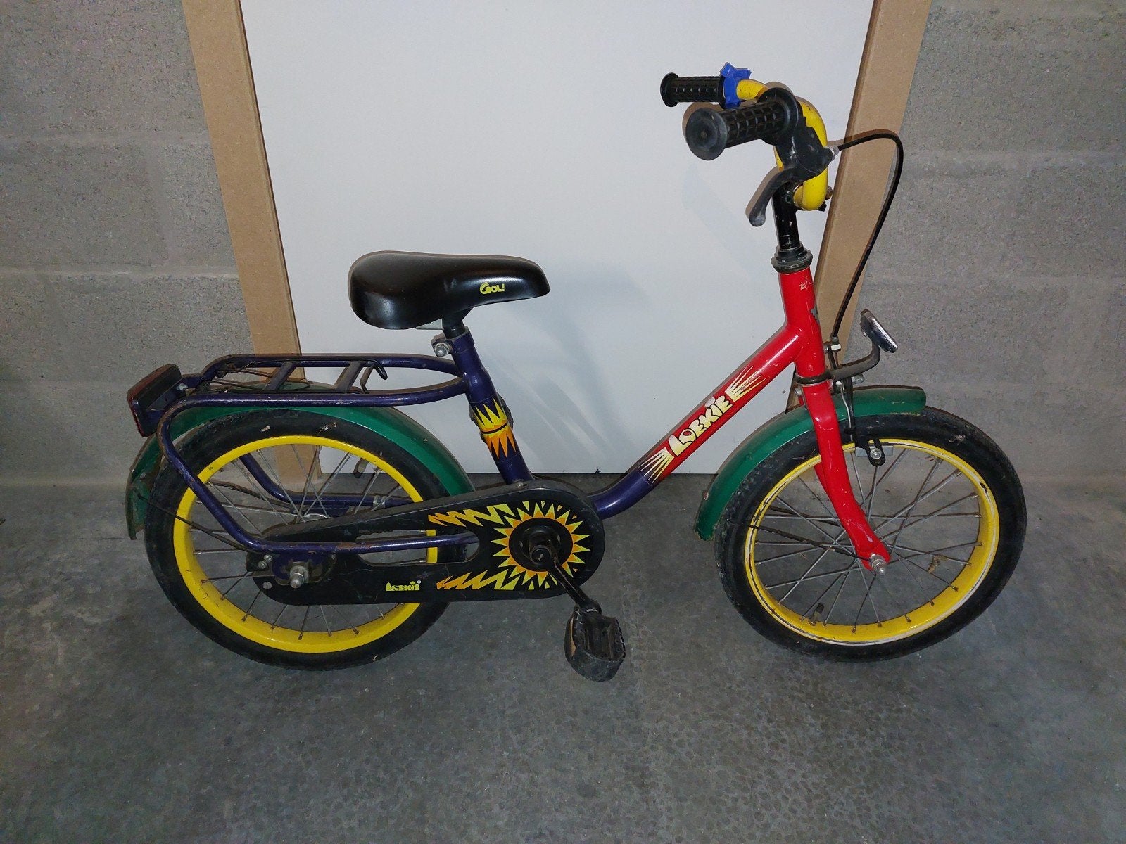 Kinderfiets 16 inch, Ophalen