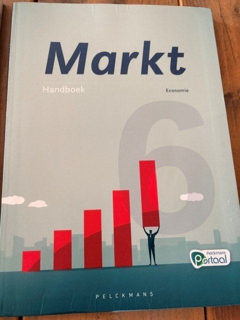 Markt Economie 6e middelbaar, Boeken, Schoolboeken, ASO, Economie, Pelckmans, Ophalen