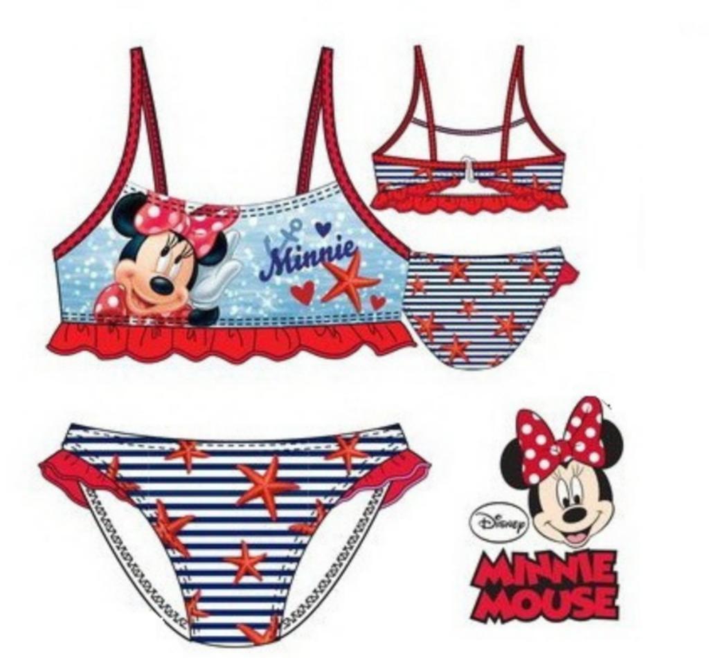Minnie Mouse Bikini - Maat 116 - Disney, Enfants & Bébés, Maillots de bain pour enfants, Neuf, Ensemble de bikini, Taille 116