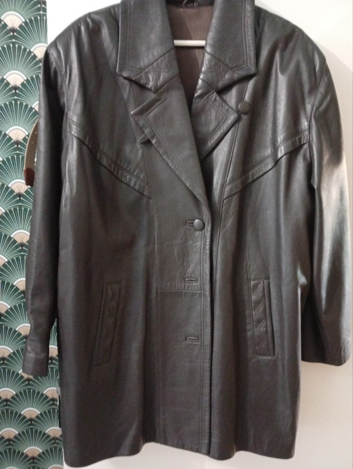 Echt leren jack maat 50, Kleding | Dames, Overige Dameskleding