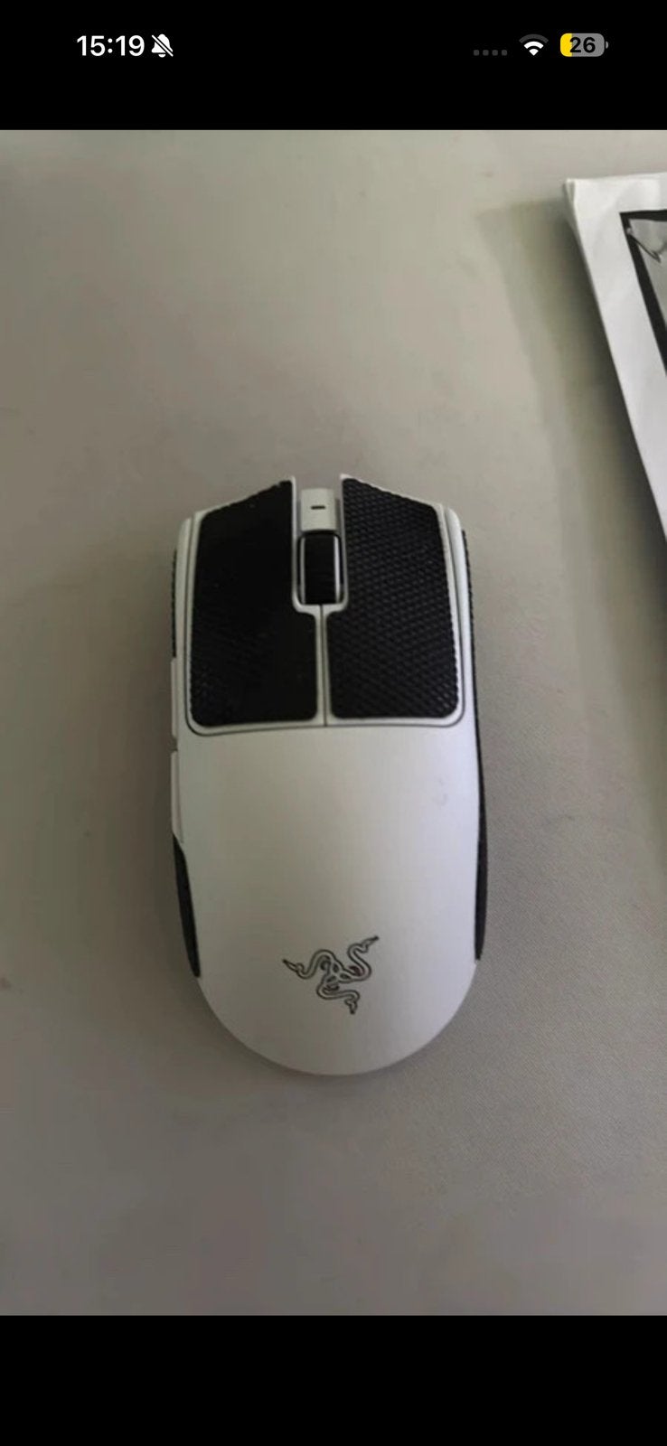 Razer Viper V3 Pro Wit +HyperPolling 8000Hz Dongle|Als nieuw, Computers en Software, Muizen, Ophalen, Zo goed als nieuw, Muis