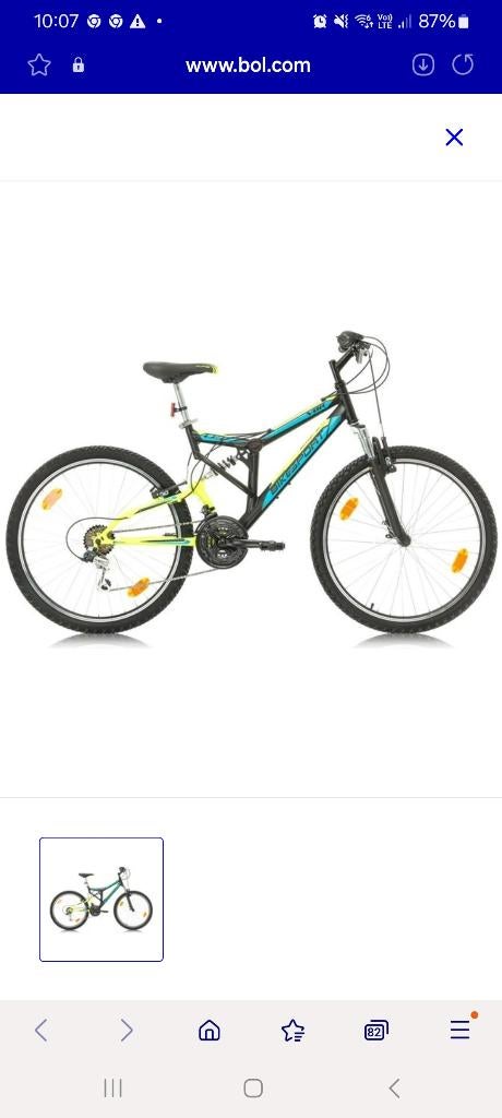 Fietsen, Minder dan 10 versnellingen, Gebruikt, Overige maten, 53 tot 57 cm