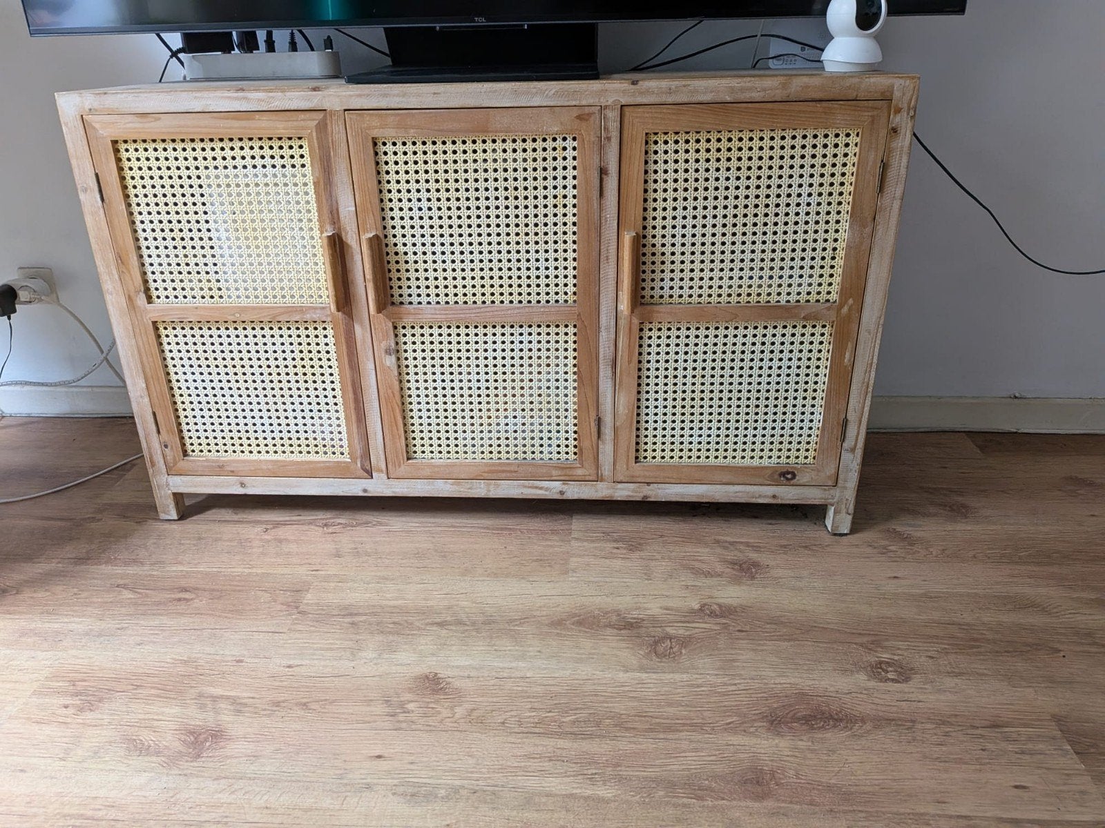 Webbing dressoir Bandung  -  Nieuwprijs €229, Huis en Inrichting, Ophalen, Zo goed als nieuw, 25 tot 50 cm, 100 tot 150 cm