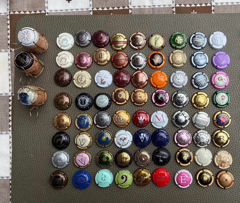 Champagne muselets, Verzamelen, Ophalen of Verzenden, Gebruikt