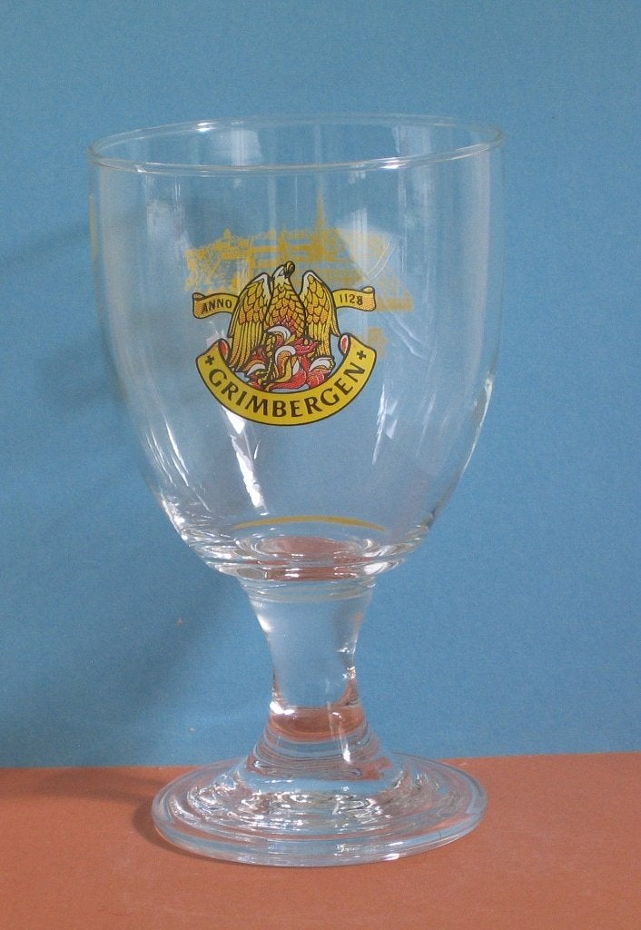 VERRE À BIÈRE GRIMBERGEN 838, Enlèvement, Utilisé, Verre ou Verres, Autres marques
