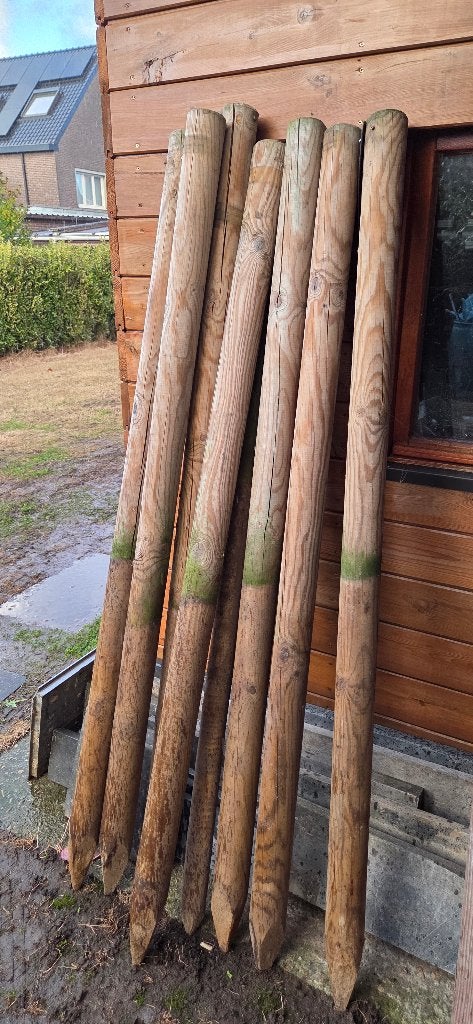 Tuin boom palen, Ophalen, Gebruikt, 180 tot 250 cm, Palen