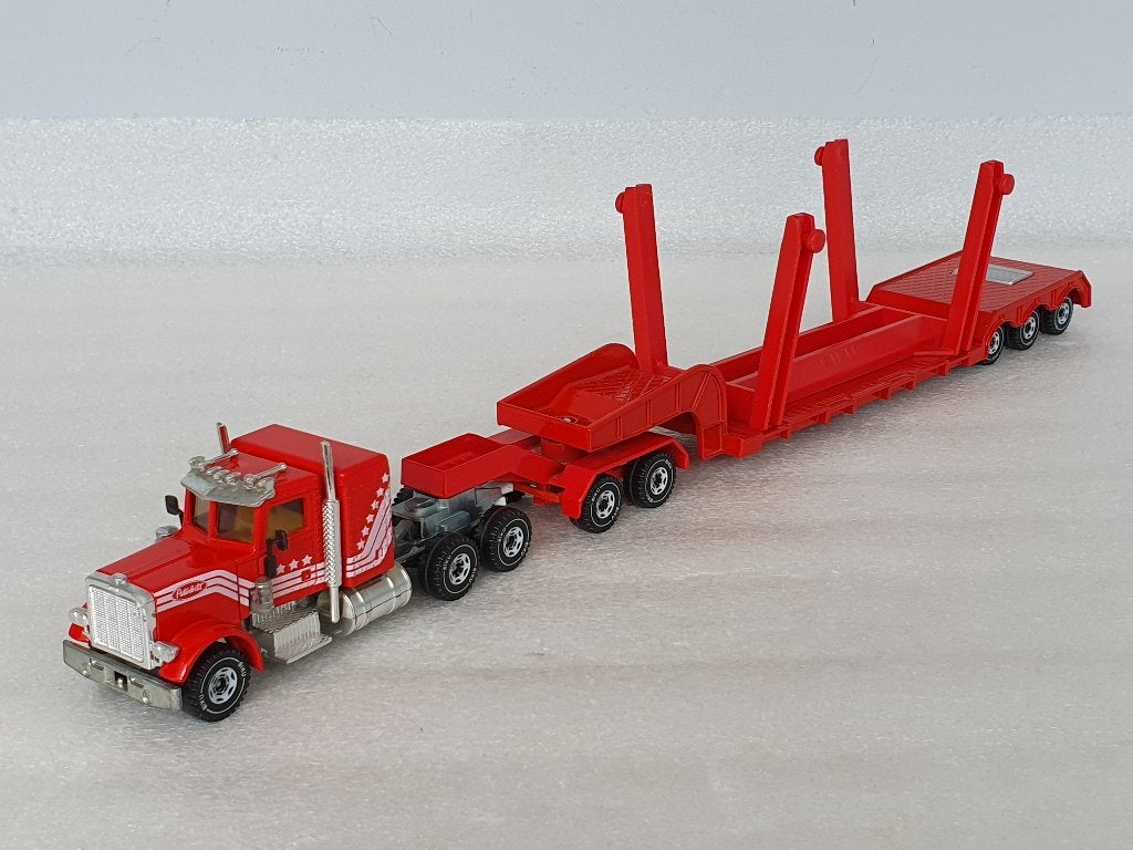 Siku: Peterbilt 359 Yacht Transporter (4014), Hobby en Vrije tijd, Modelauto's | Overige schalen, Gebruikt, Bus of Vrachtwagen