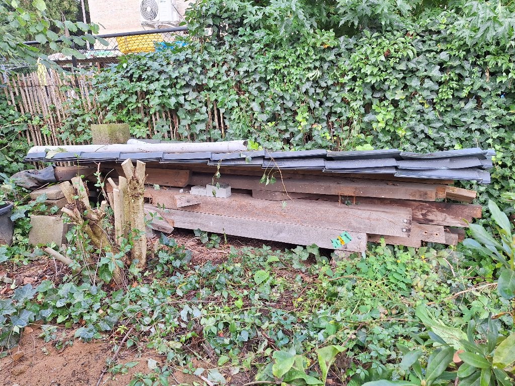 Carport eik, Tuin en Terras, Ophalen, Gebruikt, Carport