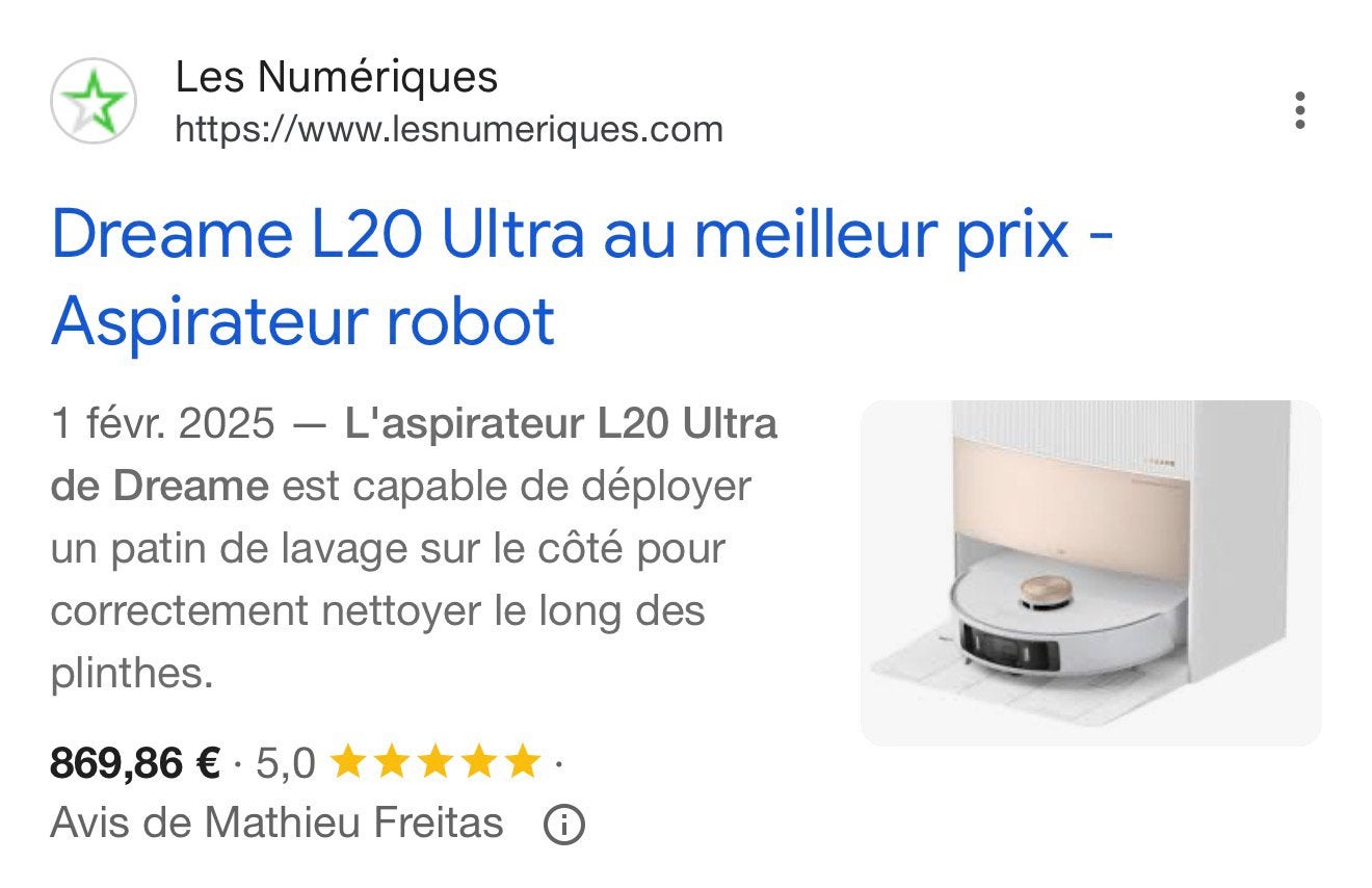Aspirateur robot, Electroménager, Aspirateurs, Enlèvement ou Envoi, Comme neuf, Aspirateur robot, Dreame