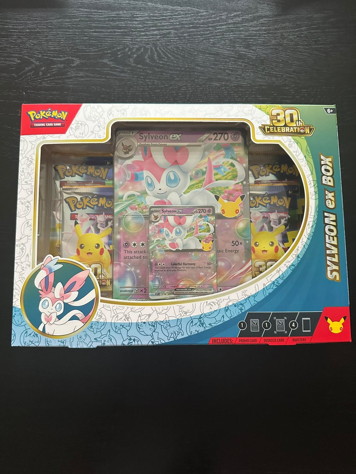 Pokémon fête les 30 ans de Sylveon Ex Box, Enlèvement ou Envoi, Comme neuf