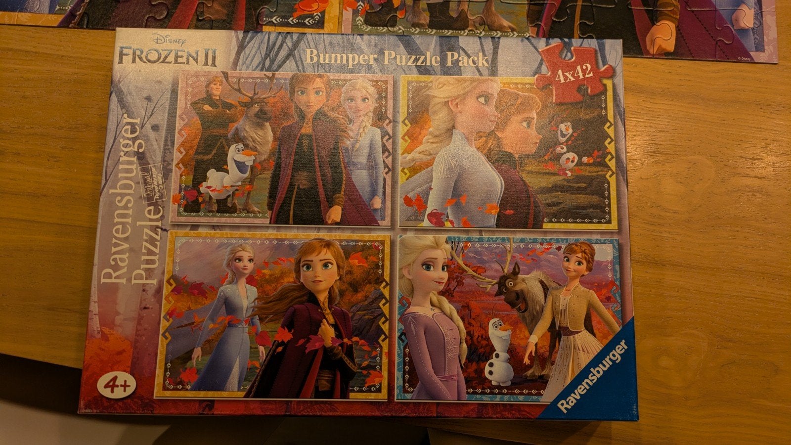4 puzzels Frozen II (4x 42 puzzelstukjes) 4+, Ophalen
