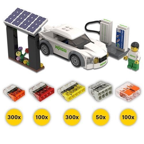 WAGO actie 2025 - 850 klemmen + WAGO LEGOset, Envoi