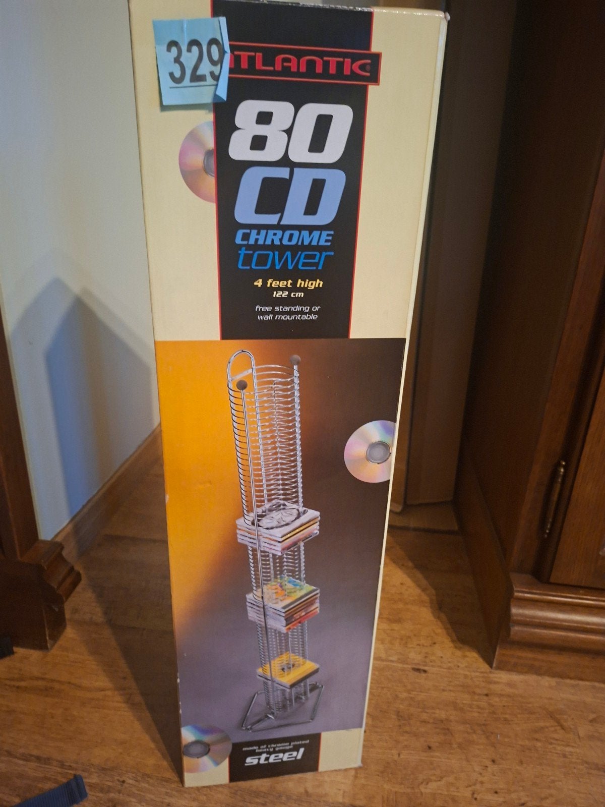 CD‑toren (80 CD’s), Ophalen, Overige materialen, 75 tot 150 discs, Nieuw