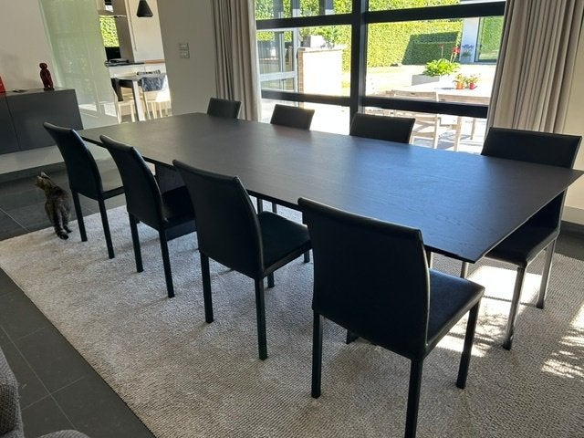 SIÈGES EN CUIR, Enlèvement, Utilisé, Noir, Cinq, Six Chaises ou plus