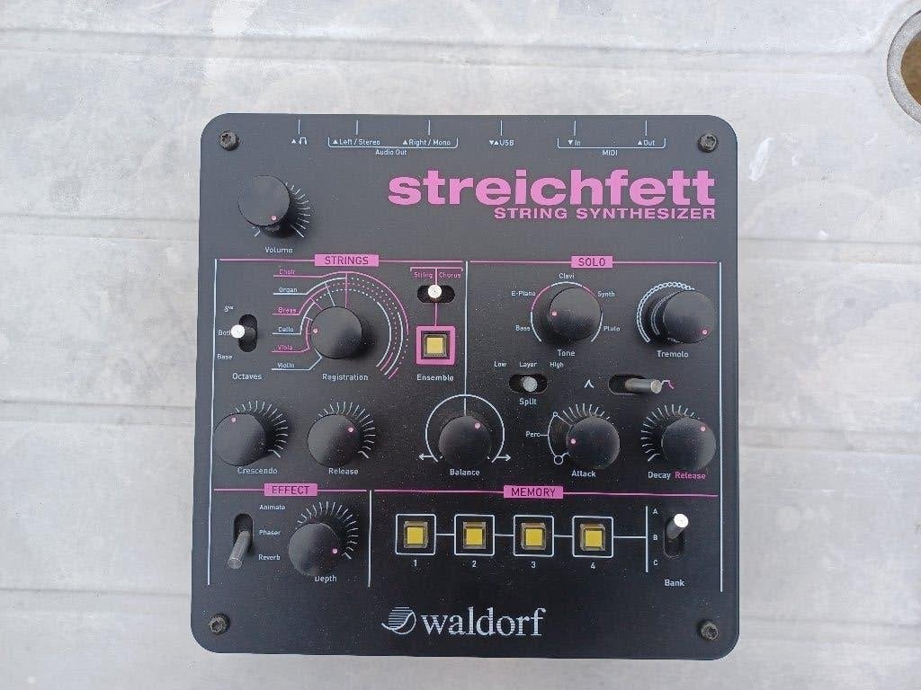 Waldorf Streichfett, Muziek en Instrumenten, Synthesizers, Overige merken, Zo goed als nieuw, Met midi-aansluiting, Overige aantallen