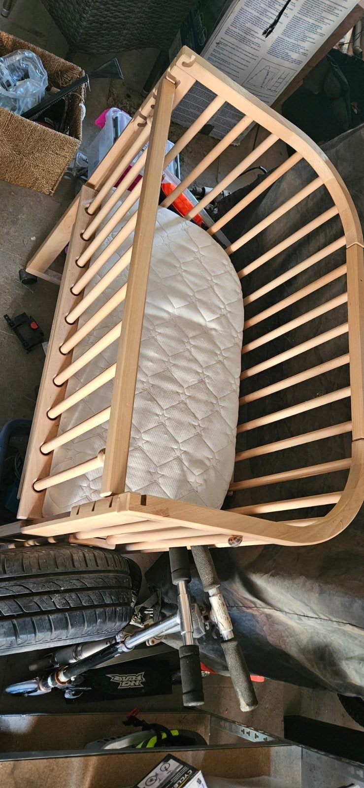 Co sleeper babybedje inclusief matras, Kinderen en Baby's, Babywiegjes en Ledikanten, Ophalen