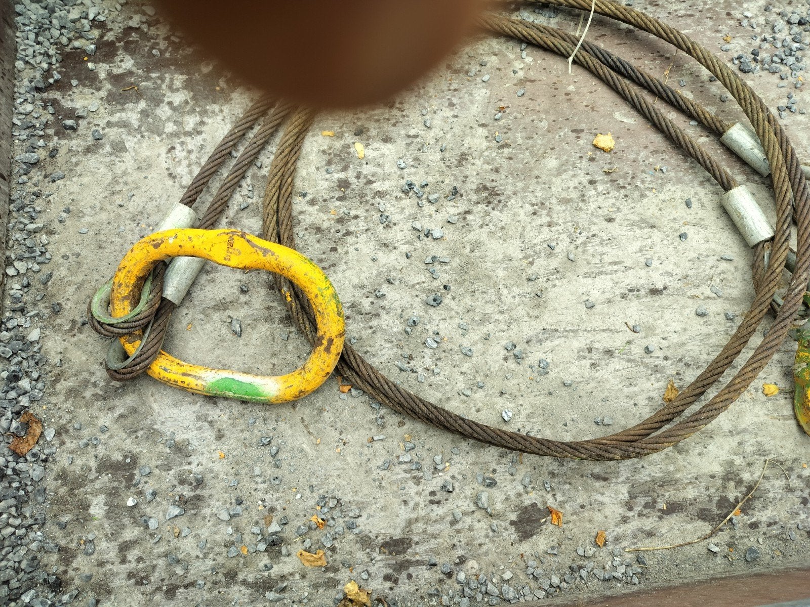 câble en acier, 2 cordes de levage, Bricolage & Construction, Enlèvement, Utilisé