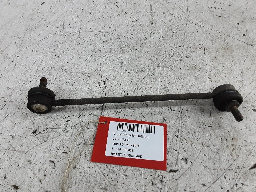 BIELLETTE DE BARRE STABILISATRICE AVANT DROIT Polo V (6R), Volkswagen, Mevr. I. Hauben, Utilisé, Rue de l'Espoir 34 34
4030  GRIVEGNÉE, BE