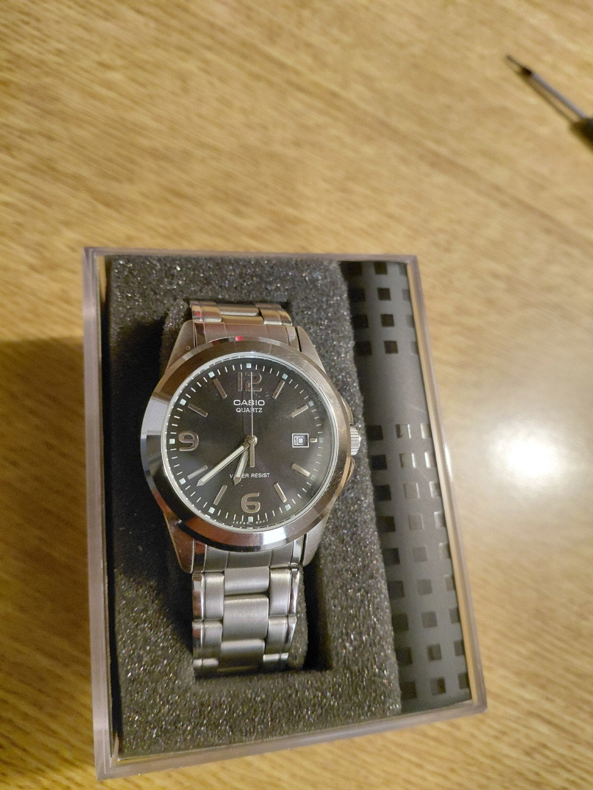 Uurwerk Casio, Polshorloge, Ophalen of Verzenden, Zo goed als nieuw, Staal