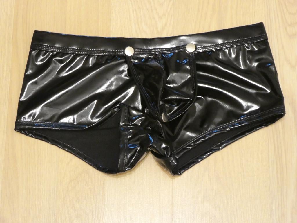Slip Lak PVC Zwart, Ophalen of Verzenden, Zwart, Slip