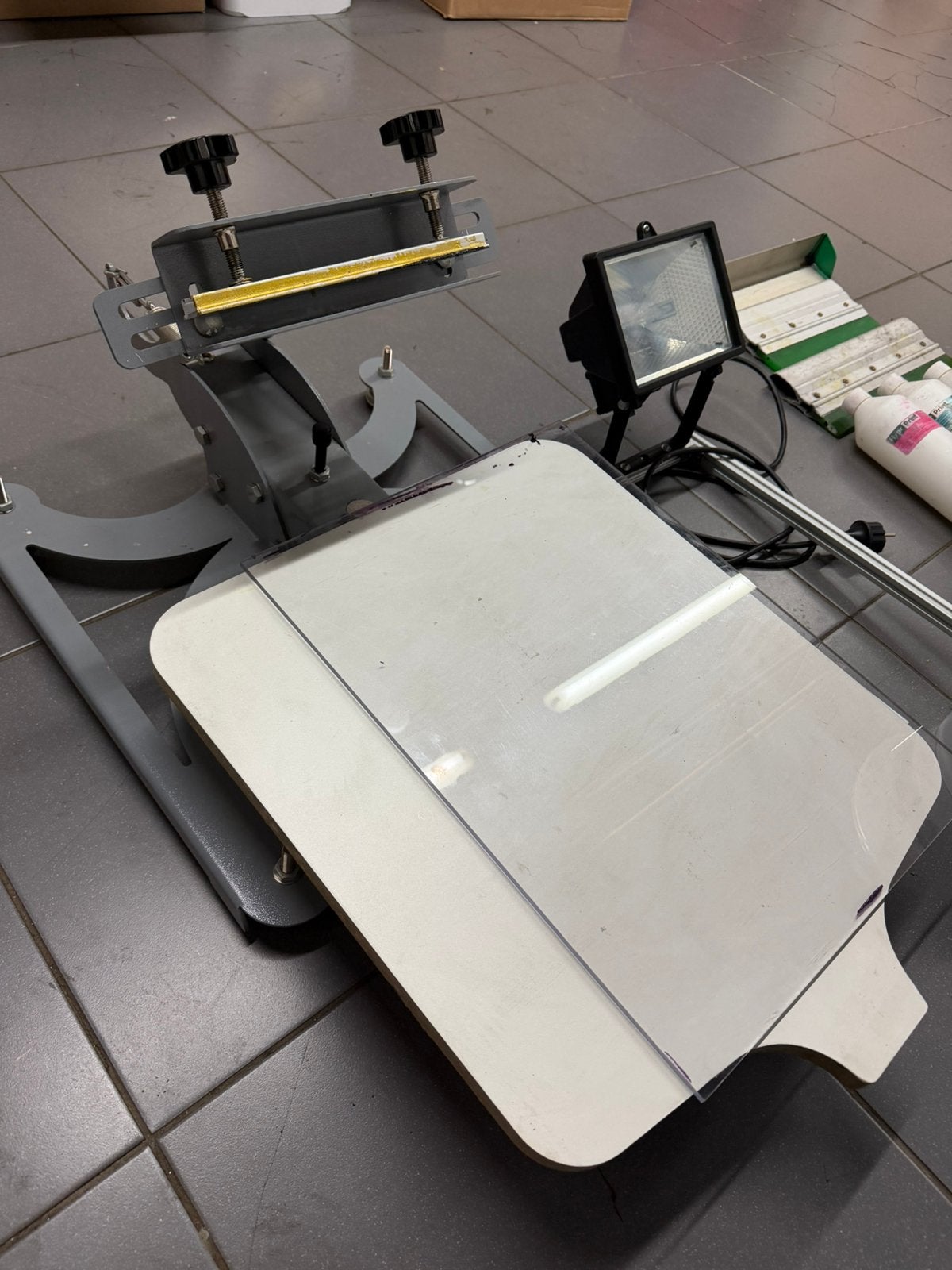 Zeefdrukset en overige toebehoren, Ophalen