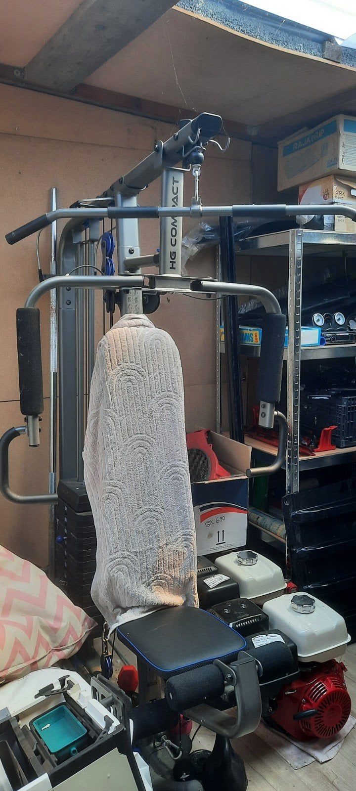 aantal fitness toestellen, Ophalen