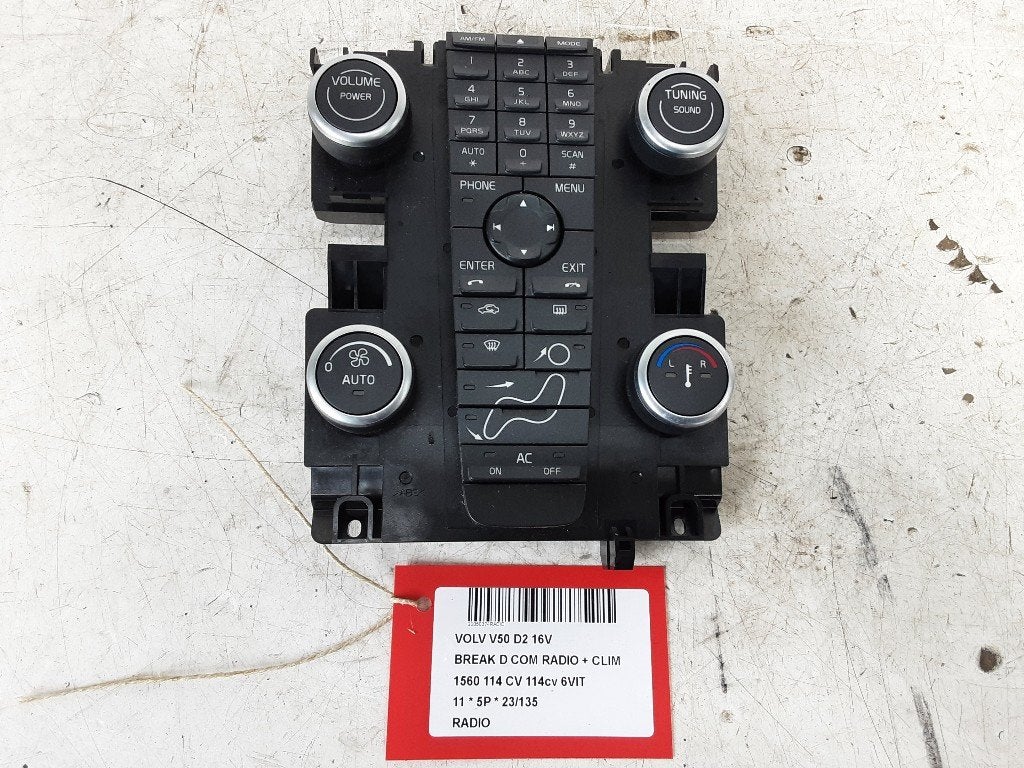 RADIO Volvo V50 (MW) (01-2003/12-2012) (31324237), Gebruikt, Info@volvocars.com, Volvo, Volvo Car Germany GmbH