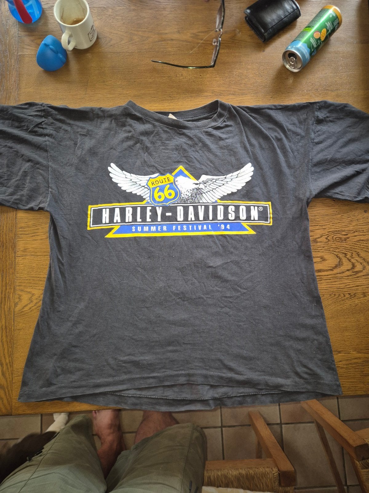vintage deep purple T-shirt, Enlèvement, Utilisé, Vêtements