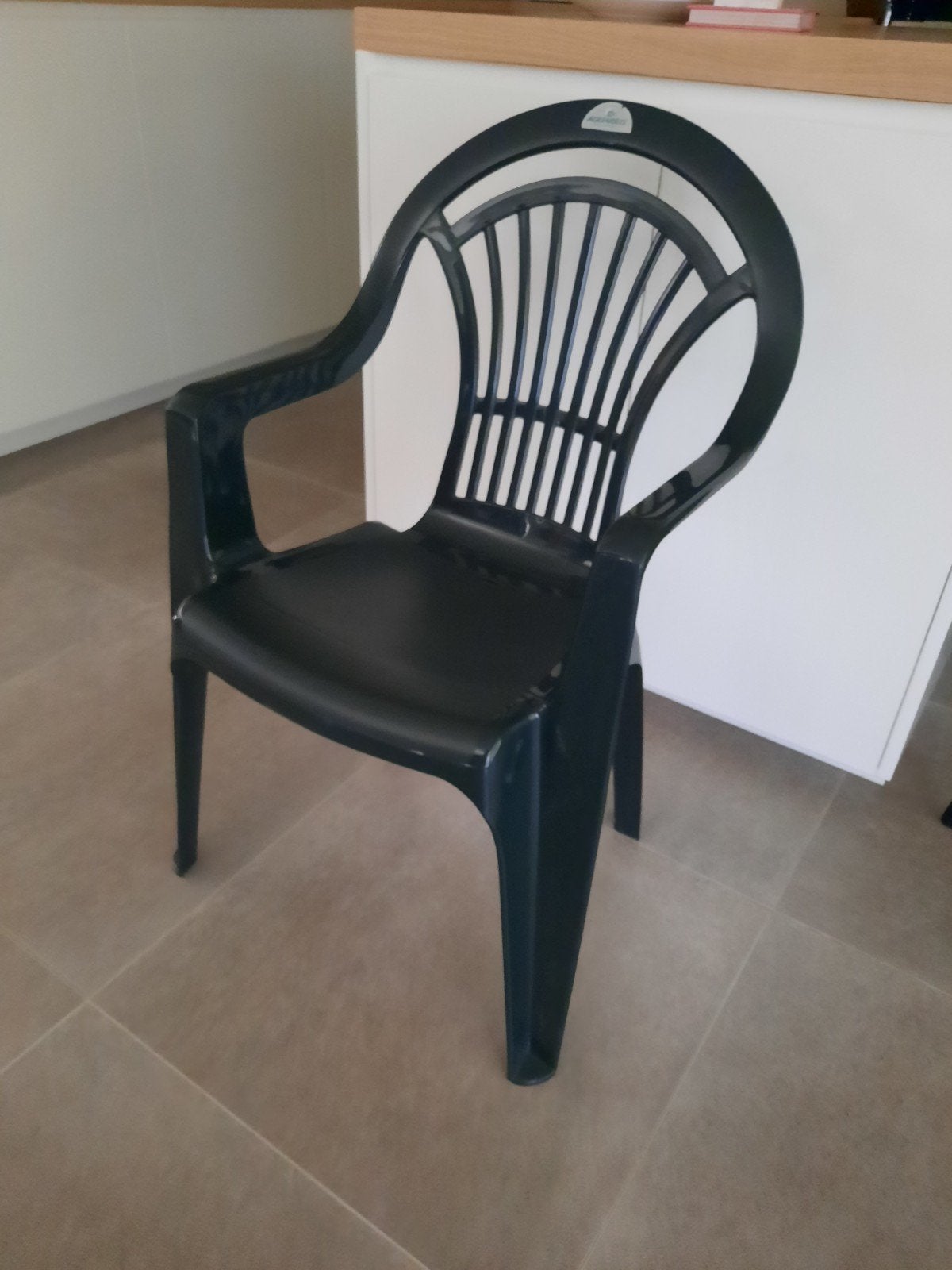 4 pvc tuinstoelen., Tuin en Terras, Ophalen