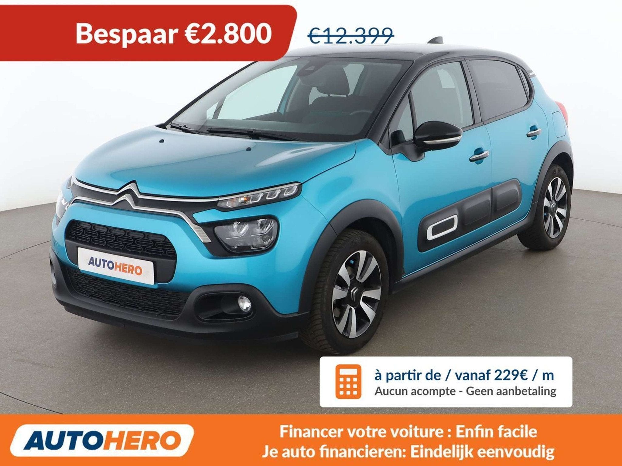 Citroën C3 1.2 PureTech Shine (bj 2023), Auto's, Voorwielaandrijving, Stof, Gebruikt, Euro 6