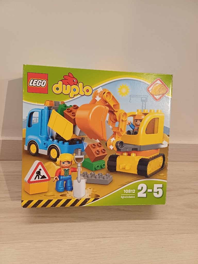 LEGO Duplo Truck en graafmachine met rupsbanden 10812, Ophalen, Gebruikt, Architecture, Compleet