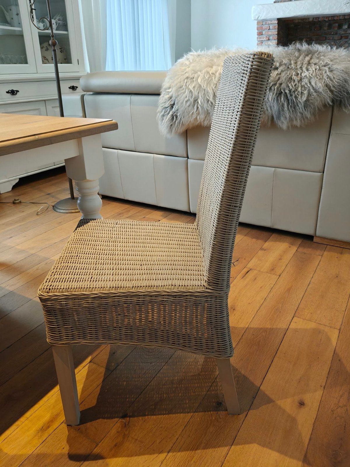 6 rieten stoelen, Ophalen