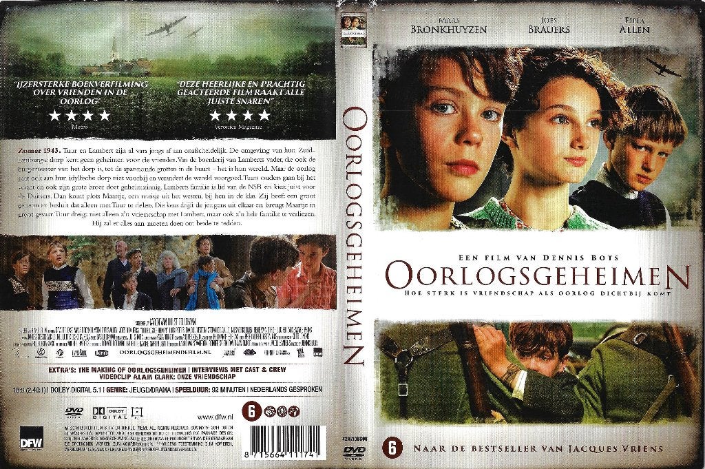 De dvd Oorlogsgeheimen van Dennis Bots, Waargebeurd drama, Alle leeftijden, Nederlands, Nieuw in verpakking
