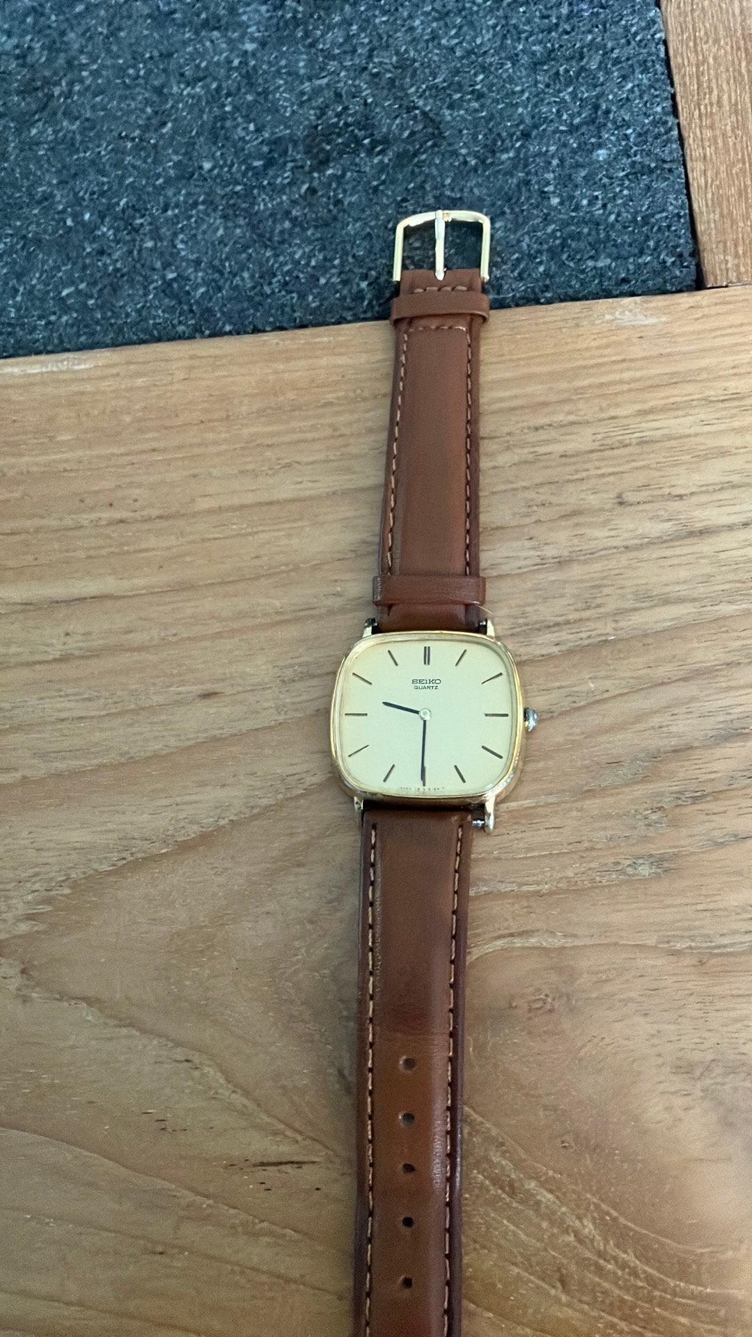 Mannenhorloge vintage Seiko quarts, Enlèvement, Comme neuf, Seiko