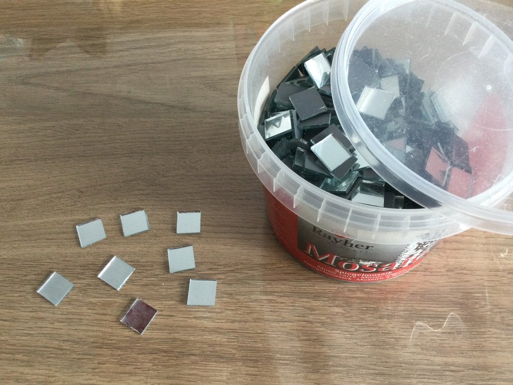 Mozaïek tegeltjes spiegel, 750 gram. Nieuw, Hobby en Vrije tijd, Ophalen, Nieuw, Overige materialen, Rayher
