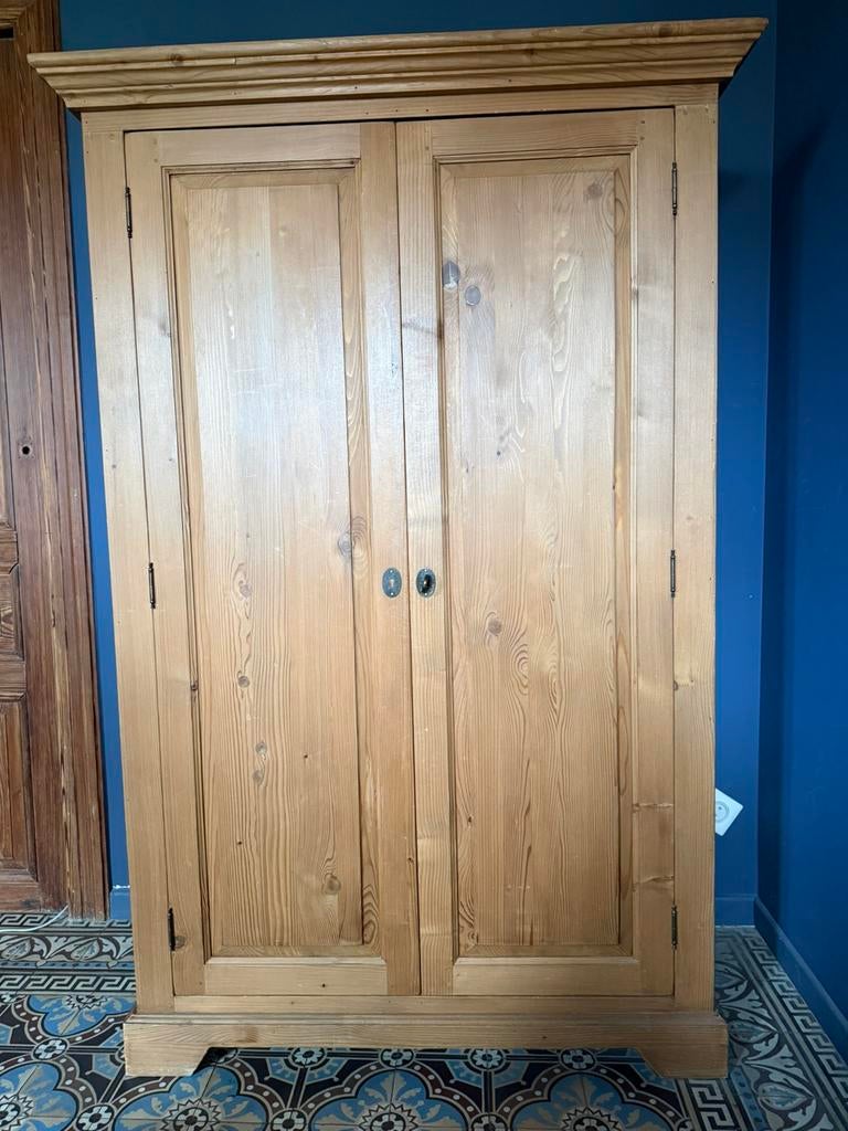 Lingère en pin, 25 à 50 cm, Avec porte(s), 100 à 150 cm, Utilisé