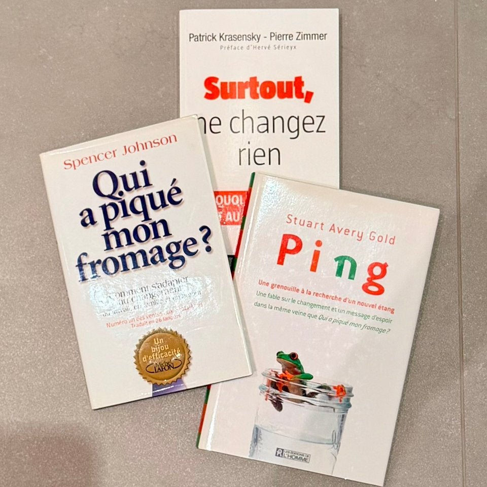 Lot de 3 livres dév perso Qui a piqué mon fromage S Johnson, Livres, Enlèvement ou Envoi, Utilisé