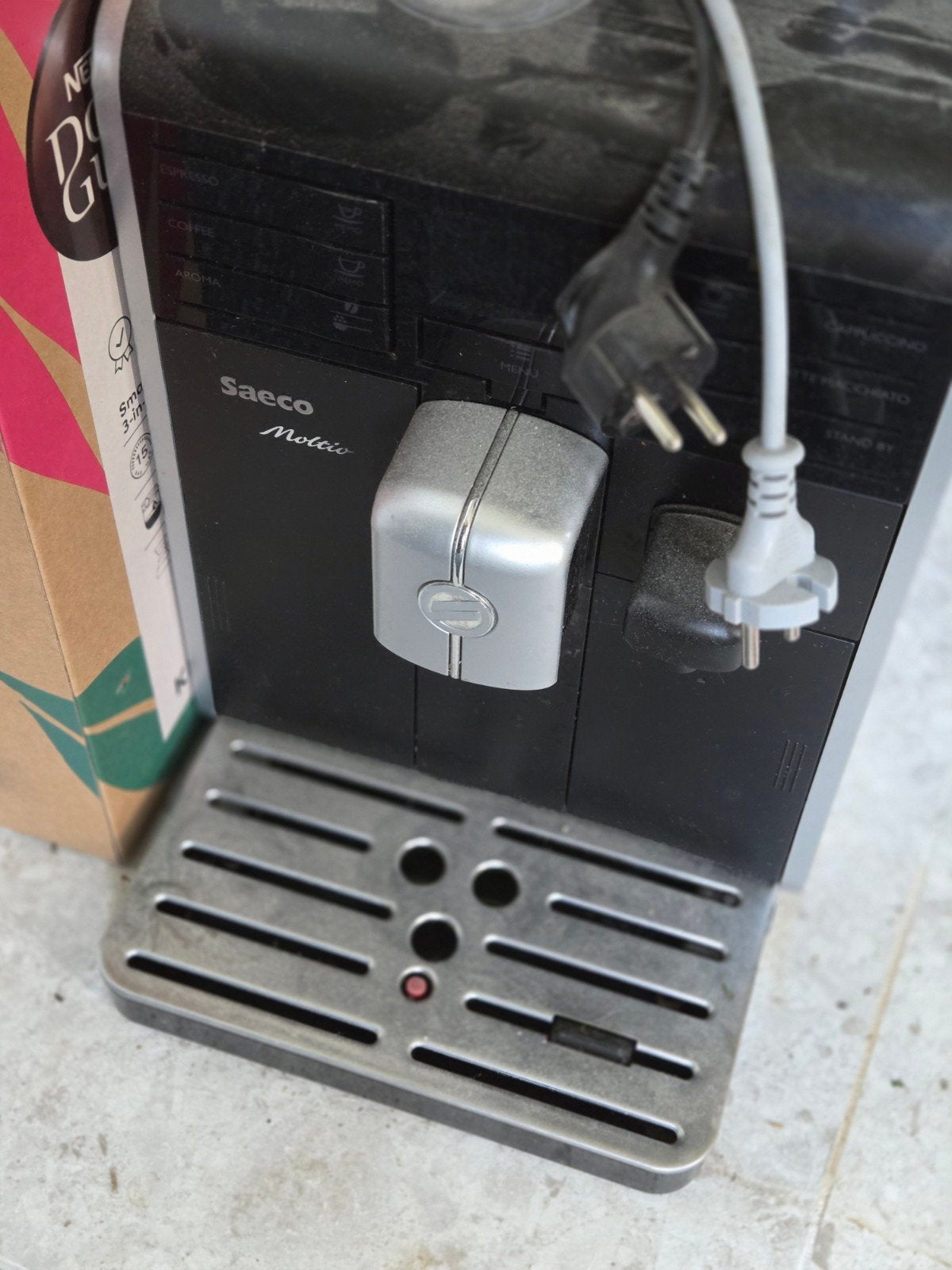 Philips saeco koffieautomaat, Ophalen